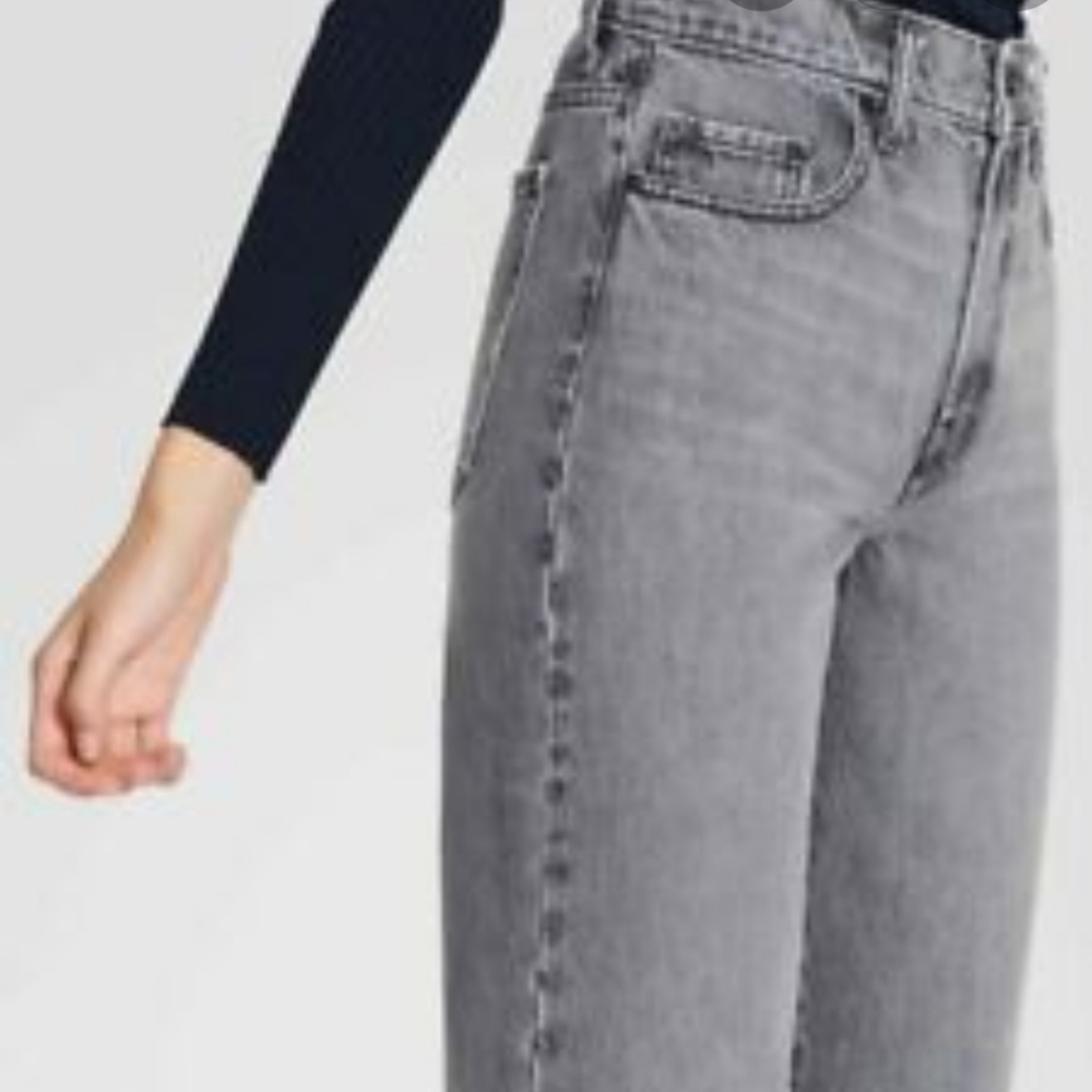 NOBODY GRAYISH FADE SLIM JEANS SZ 25 (&322)